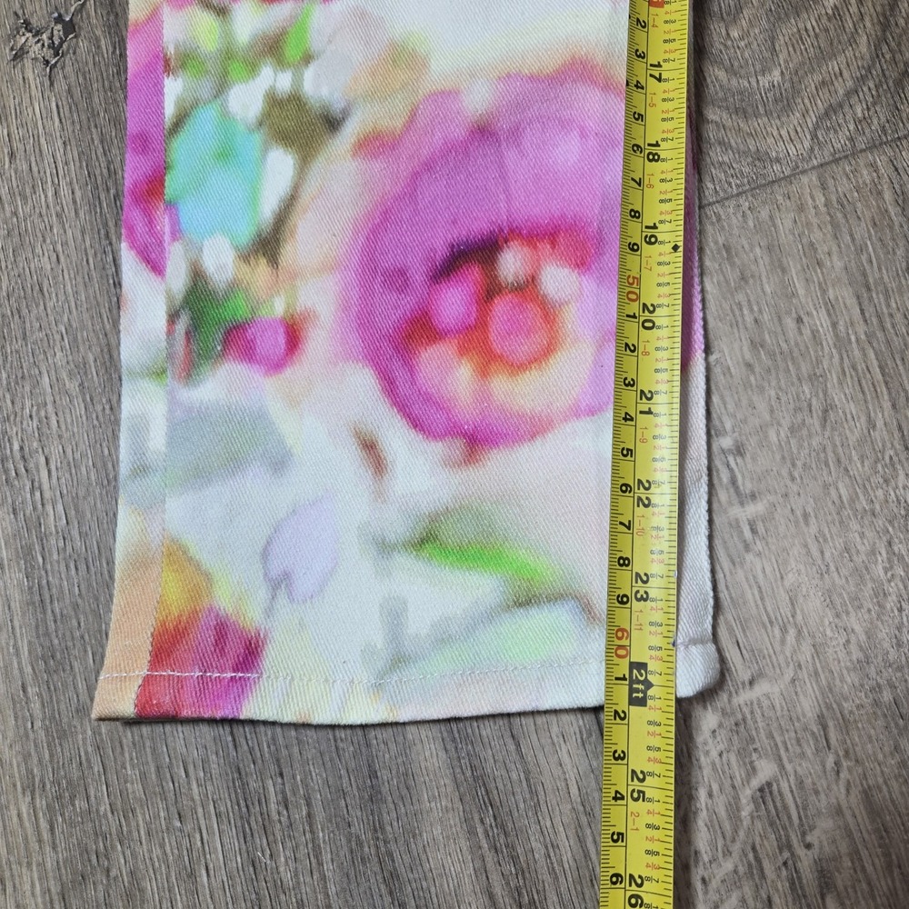 KATE SPADE New York Broome Street Colorful Abstract Skinny Stretch Jean SZ 34x24 - Picture 7 of 9
